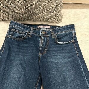 Joes jeans Dark blue straight leg mid rise size 26 cuffed leg